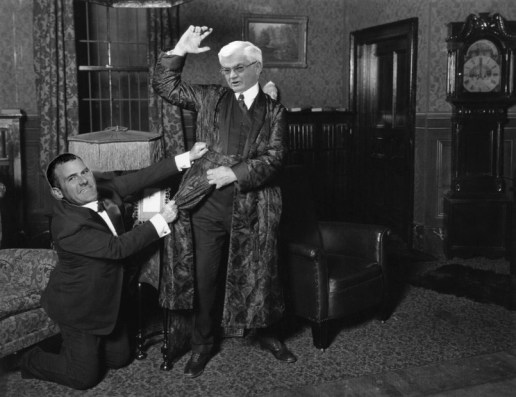 Man apologizing on hands and knees