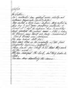 DEBBIES PERSON NOTES