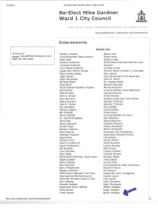 gardner endorsements